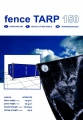 Plandeka FenceTARP 150 - rozmiar 1,76x3,41m - Plandeka na ogrodzenia (Czarna)