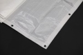Plandeka SuperTARP premium 250 UV - Plandeka okryciowe PE (Biała) - rozmiar 4x6m